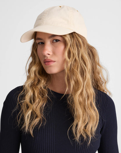 Baseball Hat in Washed Cotton Vintage Ivory | Madewell
