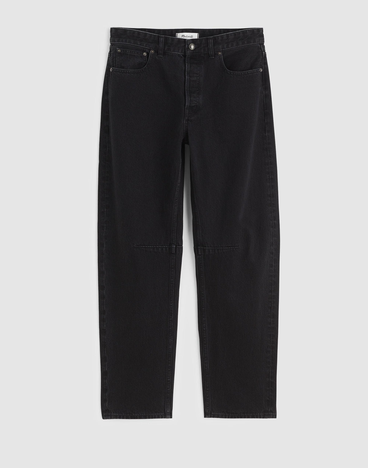 The Tall Darted Barrel-Leg Jean Washed Black | Madewell