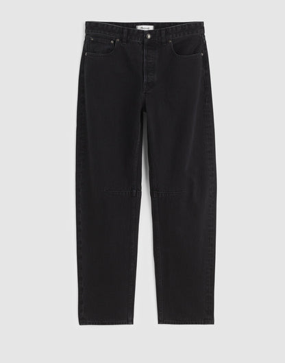The Tall Darted Barrel-Leg Jean Washed Black | Madewell