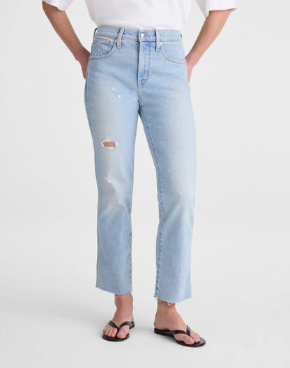 The Tall Longline Straight Crop Jean in Foster Wash Foster Wash | Madewell