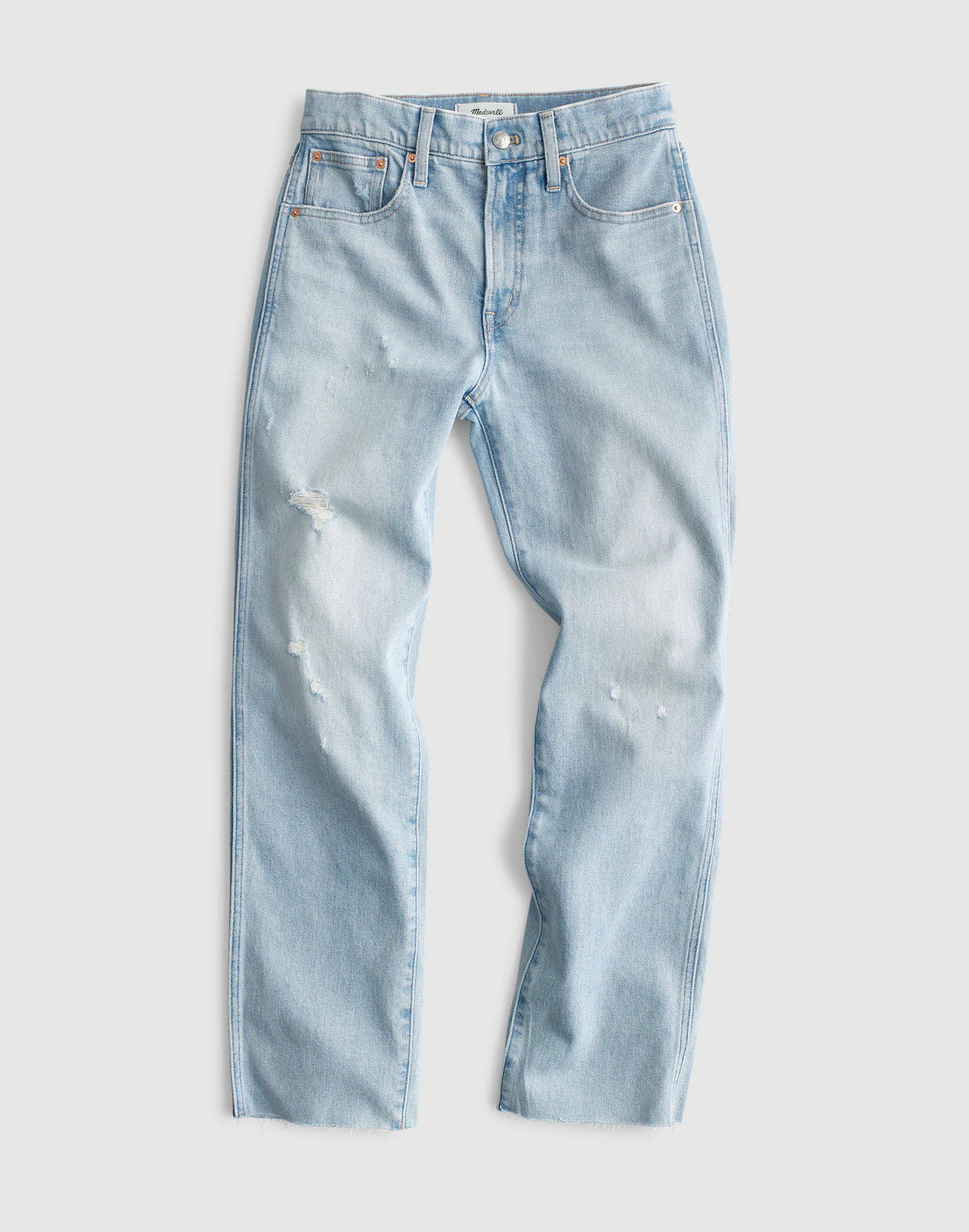 The Tall Longline Straight Crop Jean in Foster Wash Foster Wash | Madewell